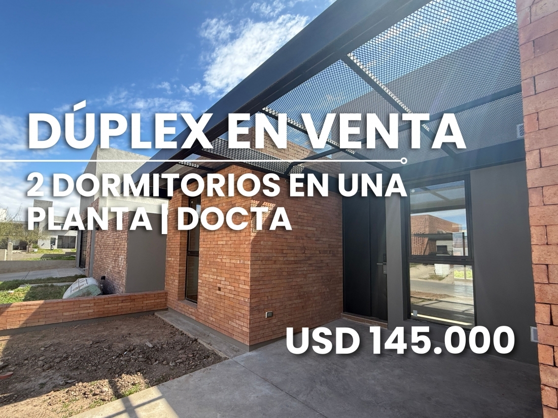 D�PLEX EN VENTA EN DOCTA | 2 DORMITORIOS EN UNA SOLA PLANTA